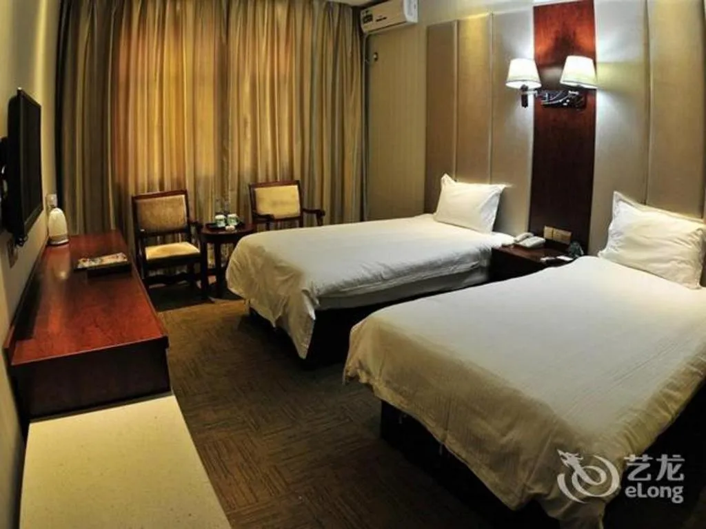 Bed in GreenTree Inn Lanzhou Yantan Road Express Hotel