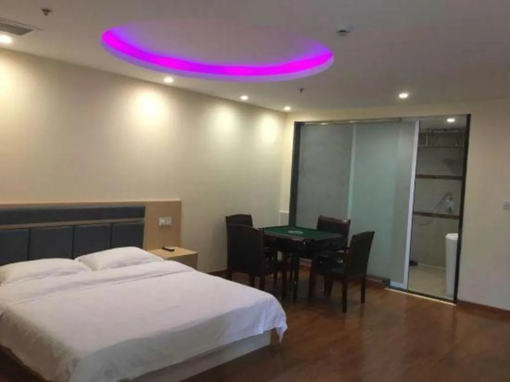 Bed in GreenTree Inn Wuhu Fangte Second Phase Nanxiang Wanshang Express Hotel