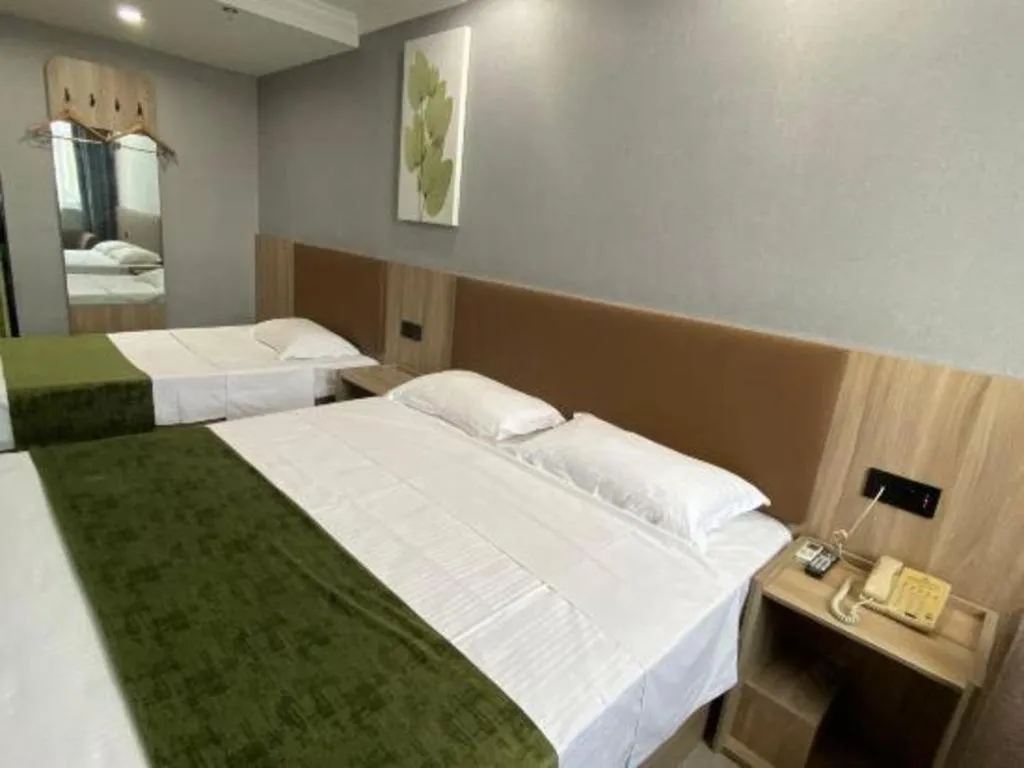 Bed in GreenTree Inn Wuhu Fangte Second Phase Nanxiang Wanshang Express Hotel