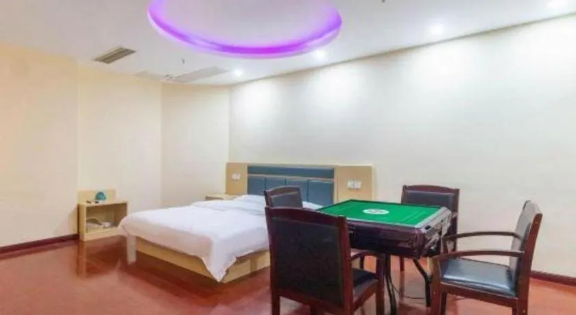 Bed in GreenTree Inn Wuhu Fangte Second Phase Nanxiang Wanshang Express Hotel