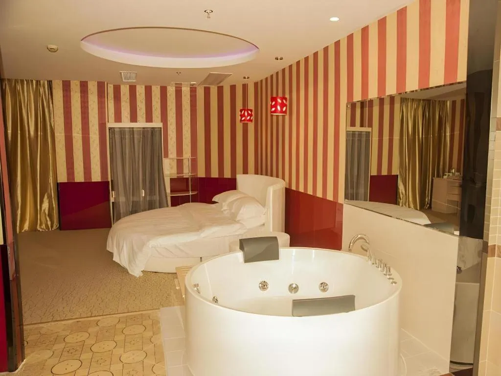 Bed in GreenTree Inn Wuhu Fangte Second Phase Nanxiang Wanshang Express Hotel