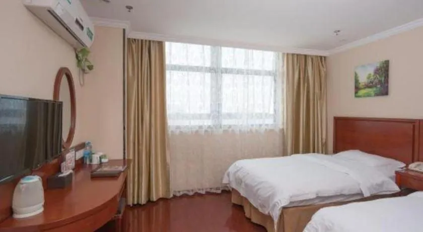 Bed in GreenTree Inn Wuhu Fangte Second Phase Nanxiang Wanshang Express Hotel