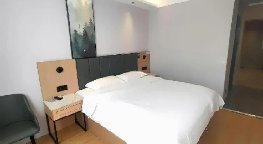 Bed in GreenTree Inn Langfang GuanGYAng District GuanGYAng Road City Government Express Hotel