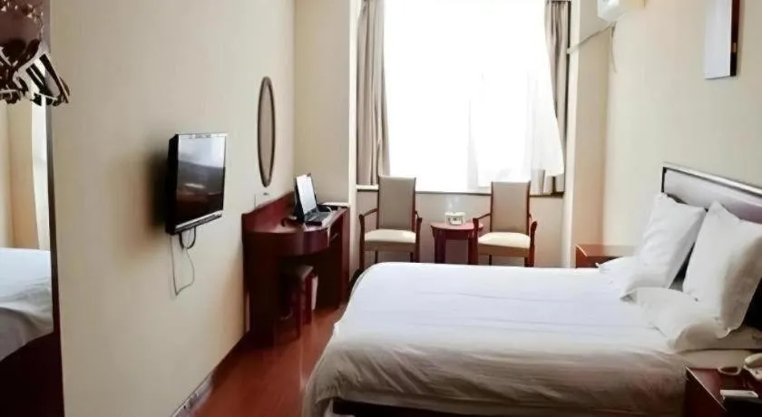 Bed in GreenTree Inn Langfang GuanGYAng District GuanGYAng Road City Government Express Hotel