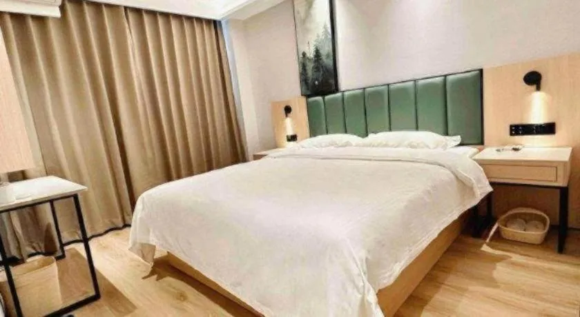 Bed in GreenTree Inn Langfang GuanGYAng District GuanGYAng Road City Government Express Hotel