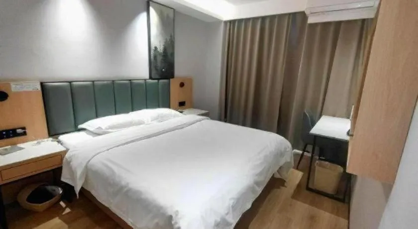 Bed in GreenTree Inn Langfang GuanGYAng District GuanGYAng Road City Government Express Hotel