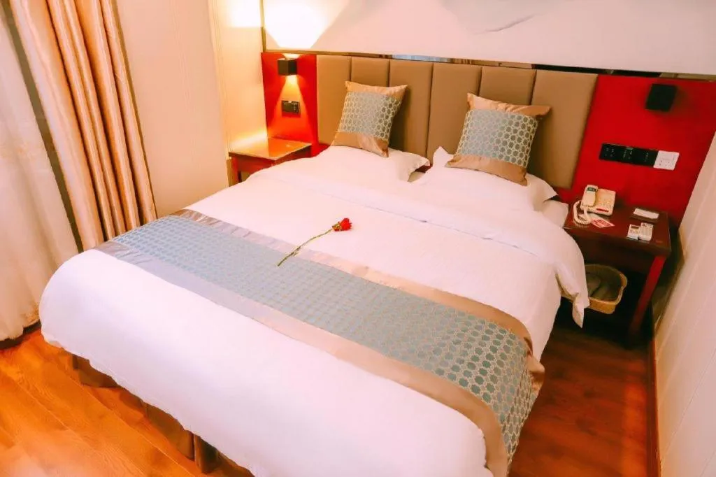 Bed in GreenTree Inn MaAnshan Economic Development District Hongqi South Road Express Hotel