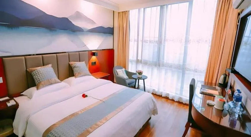 Bed in GreenTree Inn MaAnshan Economic Development District Hongqi South Road Express Hotel