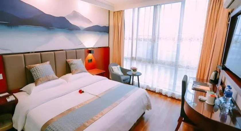 Bed in GreenTree Inn MaAnshan Economic Development District Hongqi South Road Express Hotel