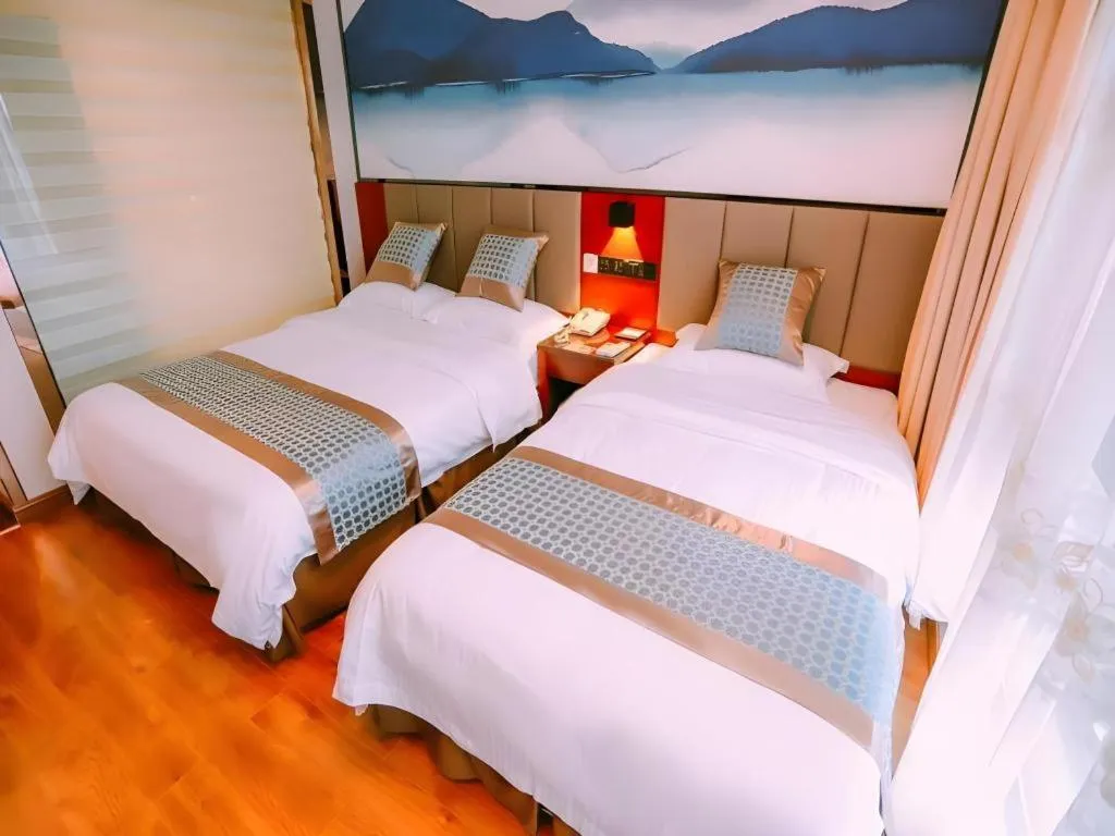 Bed in GreenTree Inn MaAnshan Economic Development District Hongqi South Road Express Hotel