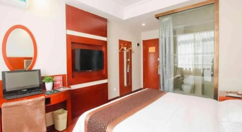 Bed in GreenTree Inn HeFei LongChuan Road South Hefei Railway Station Business Hotel