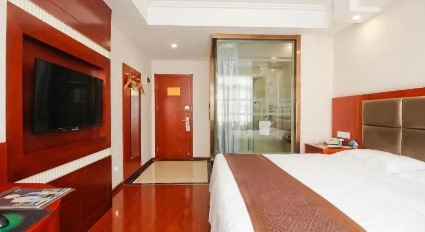 Bed in GreenTree Inn HeFei LongChuan Road South Hefei Railway Station Business Hotel