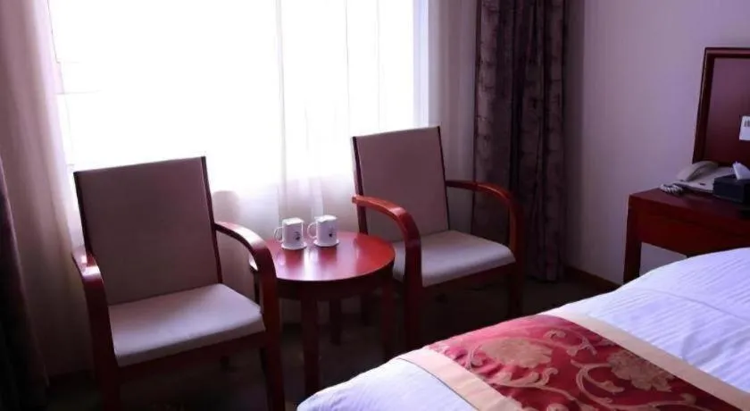 Bed in GreenTree Inn Shanghai Jiading Newtown MaLu Subway Station Business Hotel