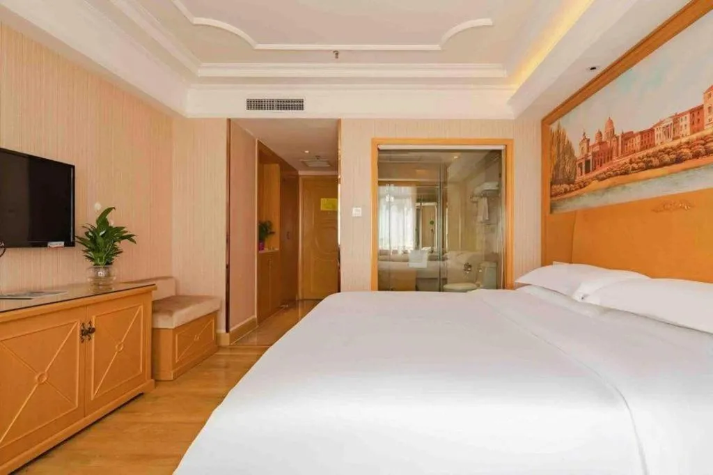 Bed in Vienna International Hotel Lhasa Potala Palace