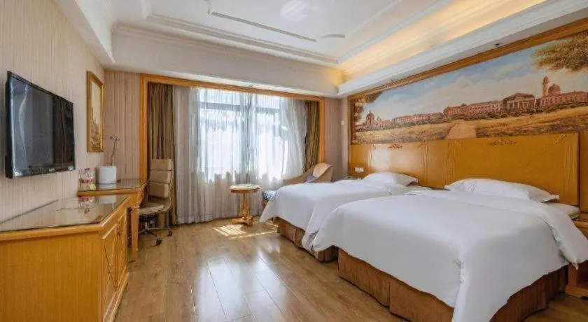 Bed in Vienna International Hotel Lhasa Potala Palace