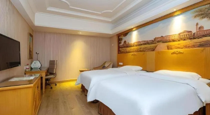 Bed in Vienna International Hotel Lhasa Potala Palace