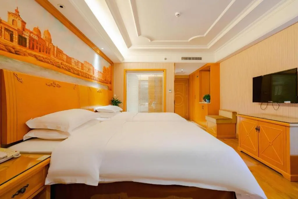 Bed in Vienna International Hotel Lhasa Potala Palace