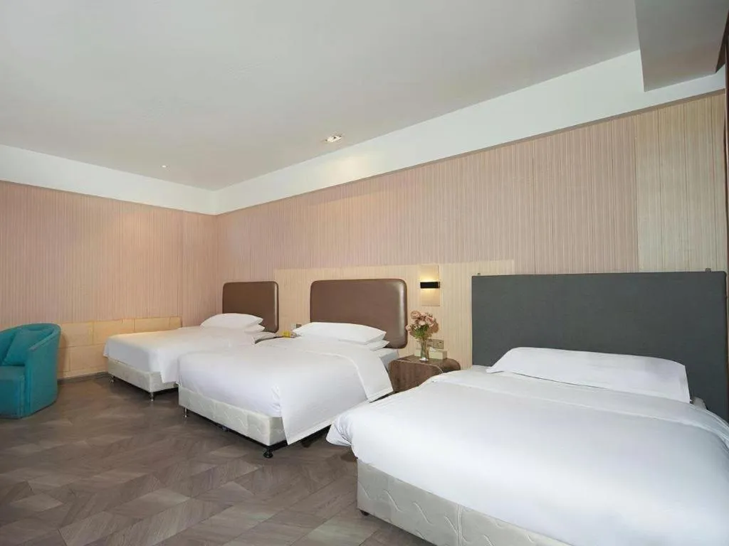 Bed in Vienna International Hotel Lhasa Potala Palace