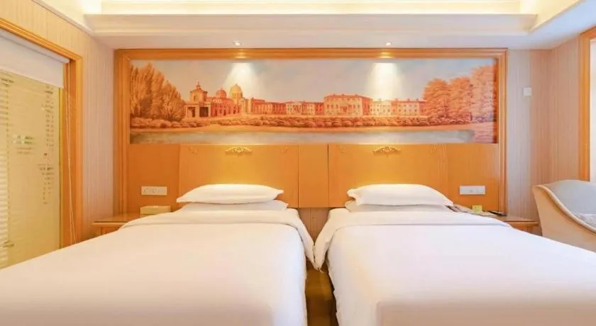 Bed in Vienna International Hotel Lhasa Potala Palace