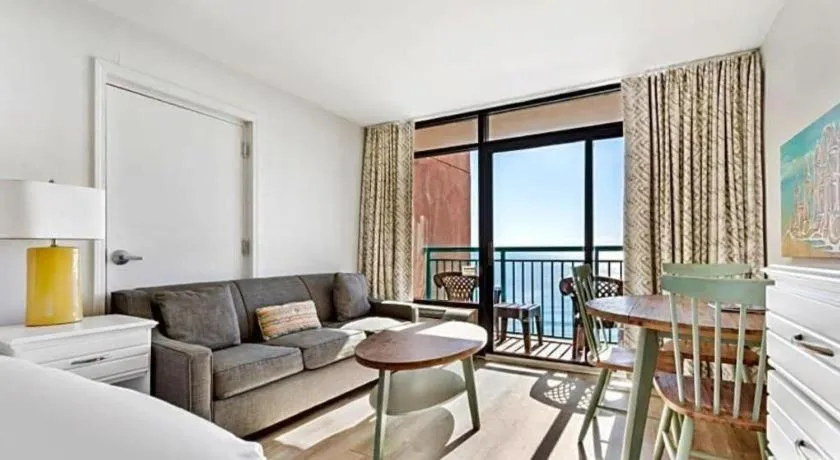 Bed in Sand Castle Resort by Patton Hospitality