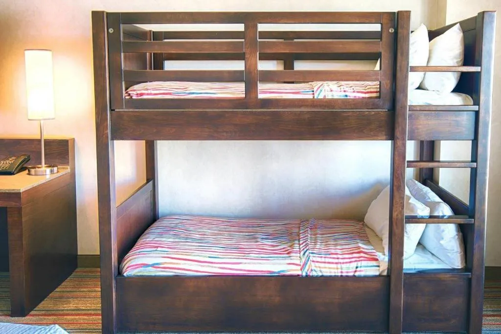 Bed in Courtyard by Marriott Anaheim Theme Park Entrance