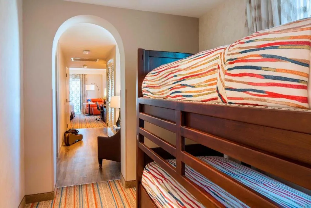 Bed in Courtyard by Marriott Anaheim Theme Park Entrance