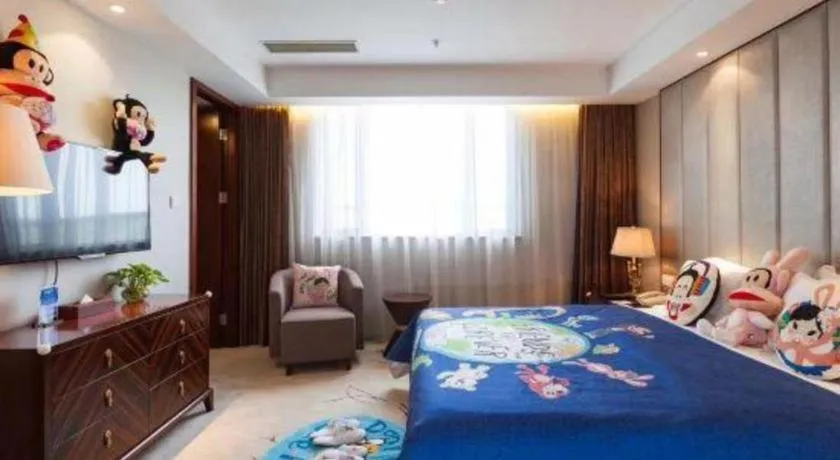 Bed in Jinjiang Metropolo Shanghai Minhang