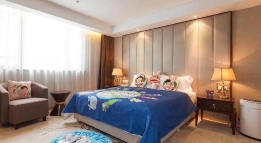 Bed in Jinjiang Metropolo Shanghai Minhang