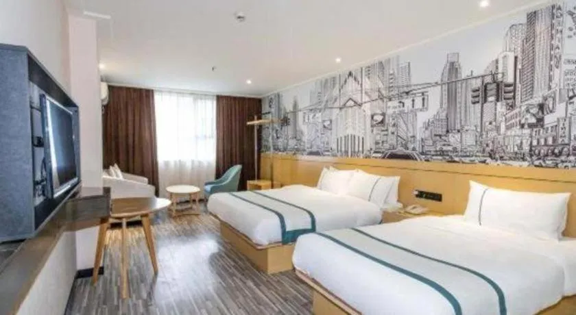 Bed in City Comfort Inn Beiliu Bus Terminal