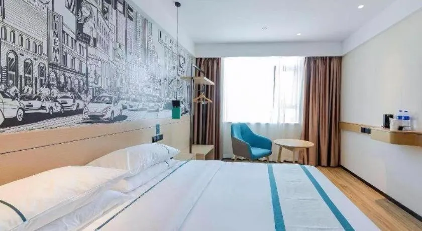 Bed in City Comfort Inn Beiliu Bus Terminal