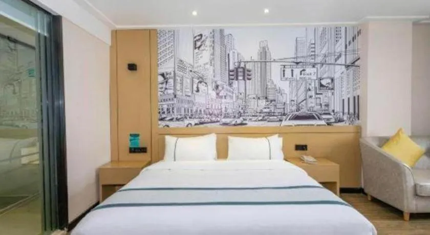 Bed in City Comfort Inn Beiliu Bus Terminal