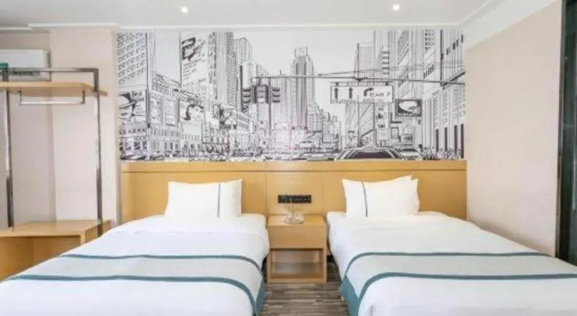 Bed in City Comfort Inn Beiliu Bus Terminal