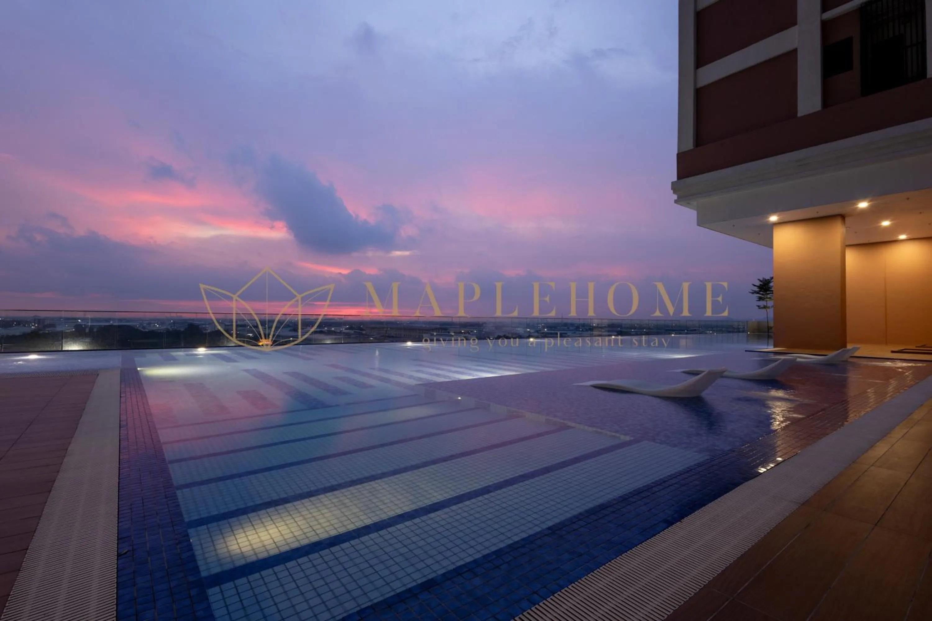 Swimming pool in EduSentral Premier Suites Setia Alam