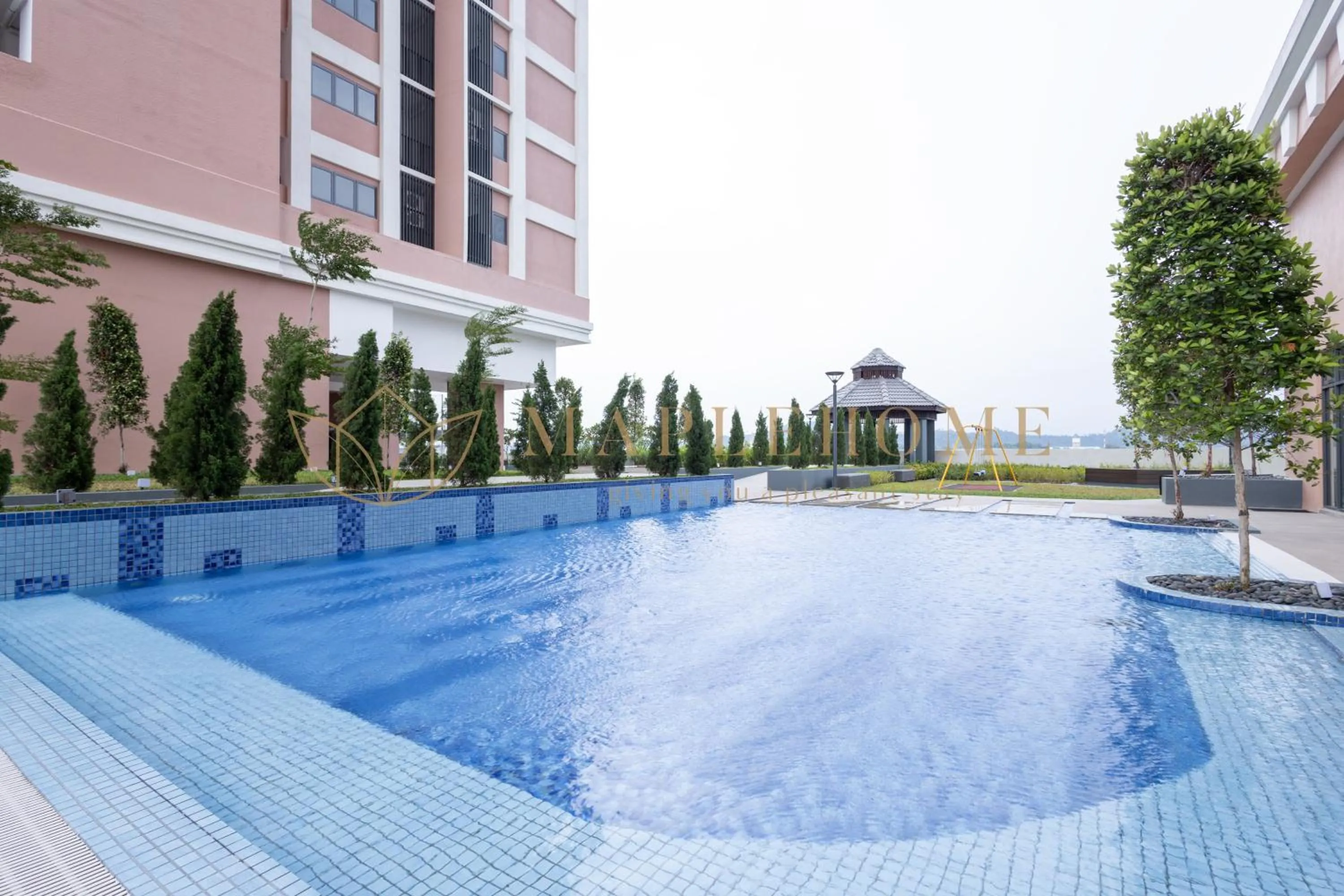 Swimming pool in EduSentral Premier Suites Setia Alam