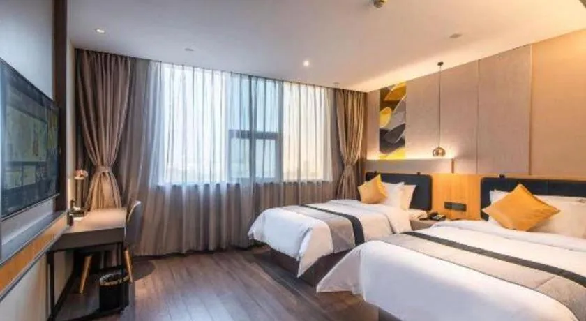Bed in Home Inn Selected Guangzhou Zhujiang New Town Wuyangcun Metro Station