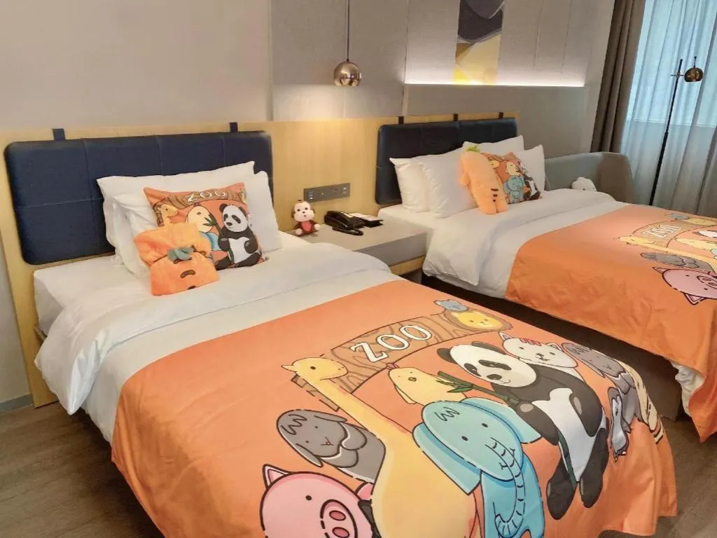 Bed in Home Inn Selected Guangzhou Zhujiang New Town Wuyangcun Metro Station