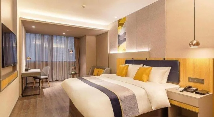 Bed in Home Inn Selected Guangzhou Zhujiang New Town Wuyangcun Metro Station