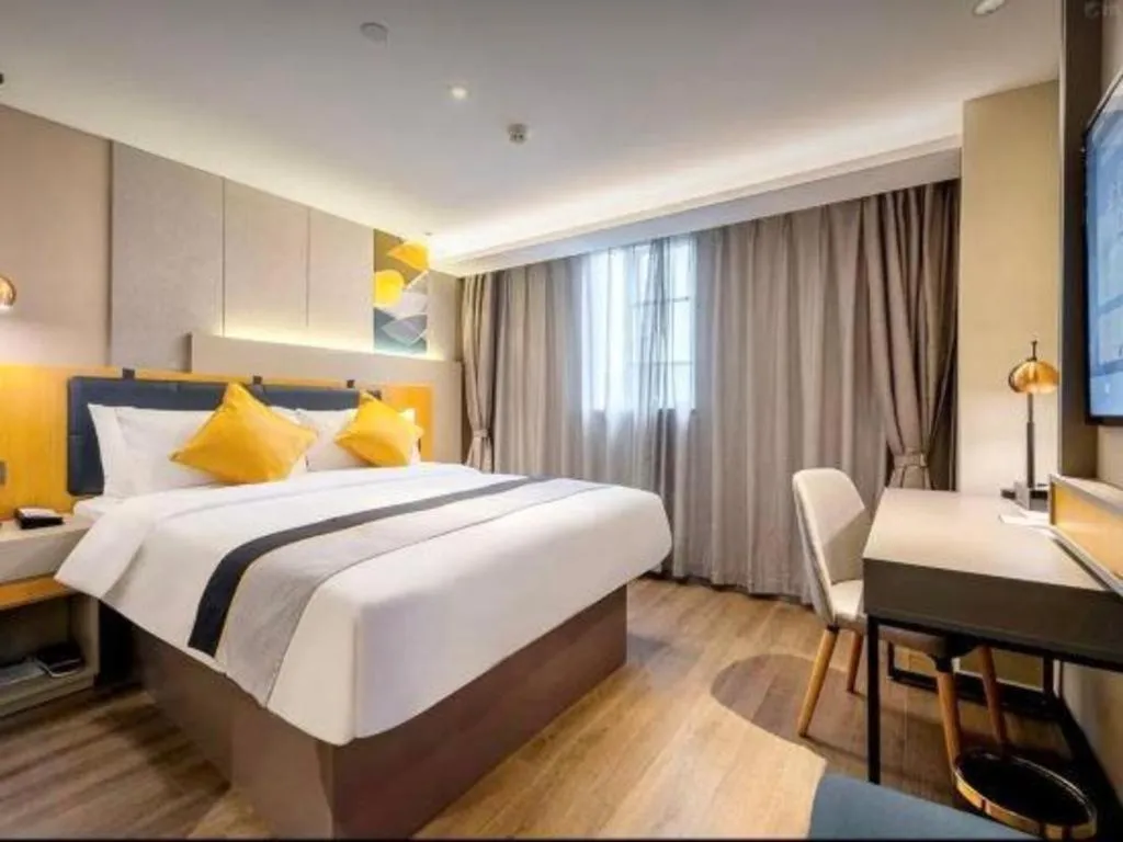 Bed in Home Inn Selected Guangzhou Zhujiang New Town Wuyangcun Metro Station