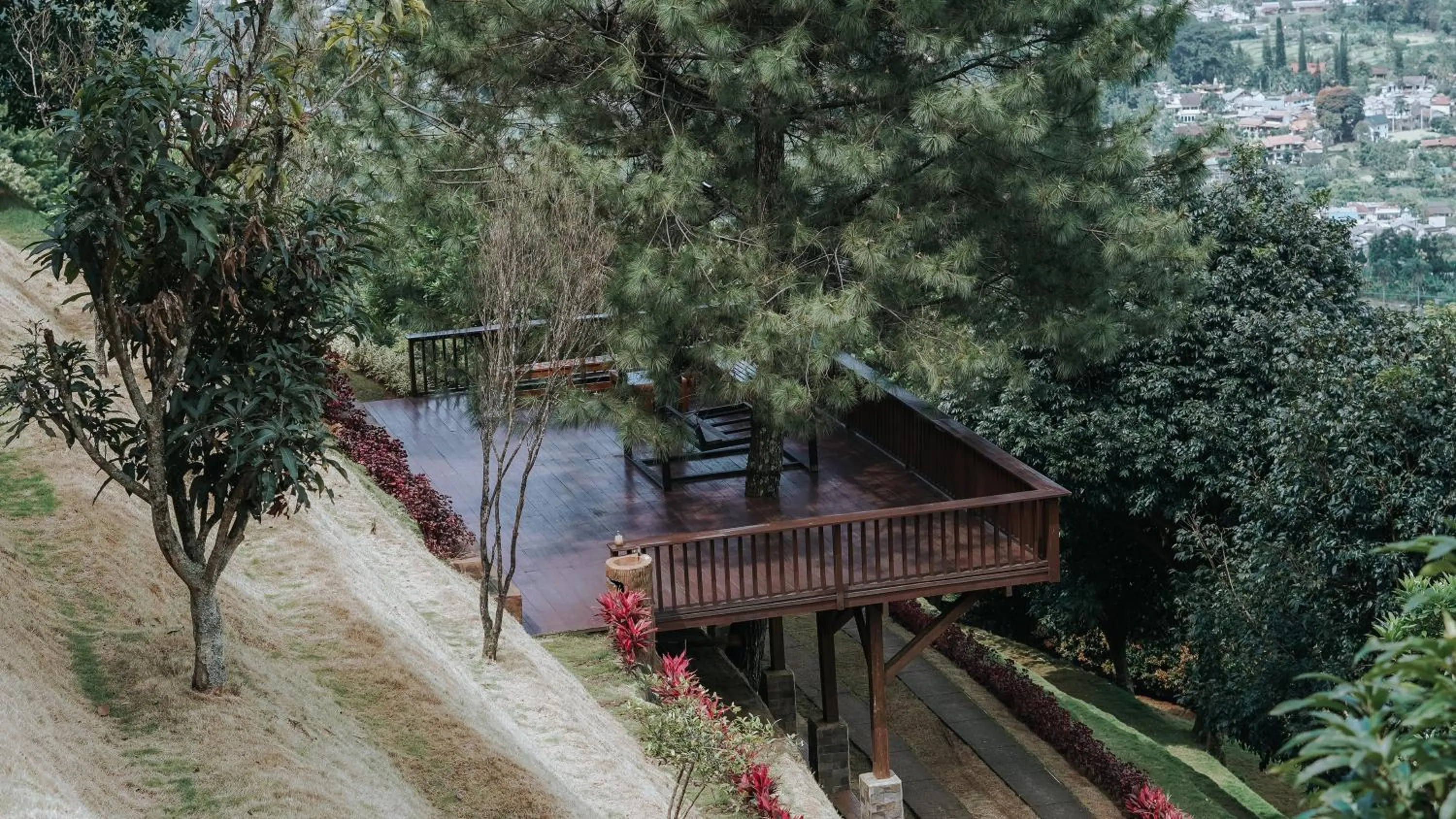 Seating area in Damar Langit Resort