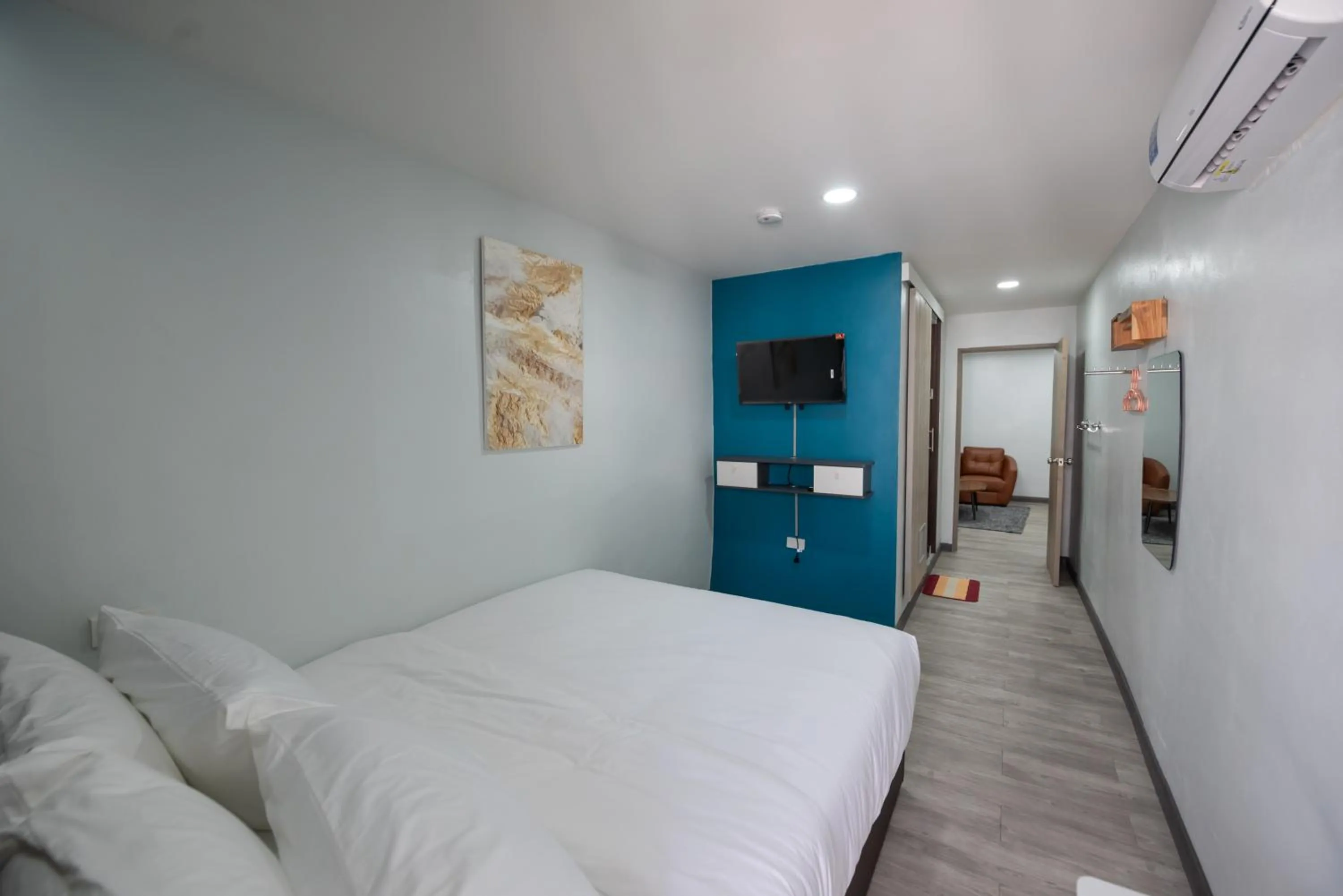 Bedroom, Bed in SkyLink Homes - Pattunaam - Airport Link & BTS Chidlom