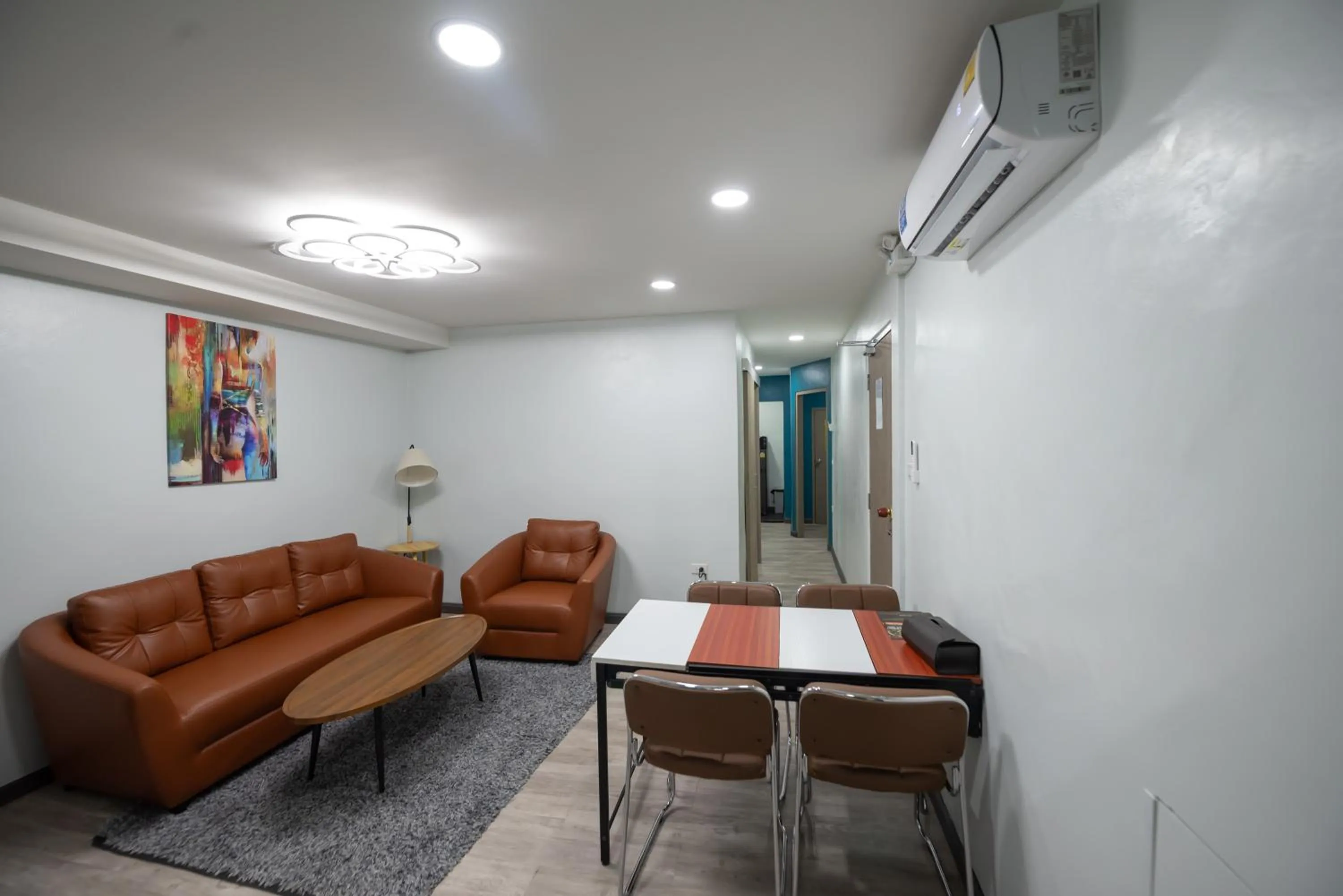 Living room in SkyLink Homes - Pattunaam - Airport Link & BTS Chidlom