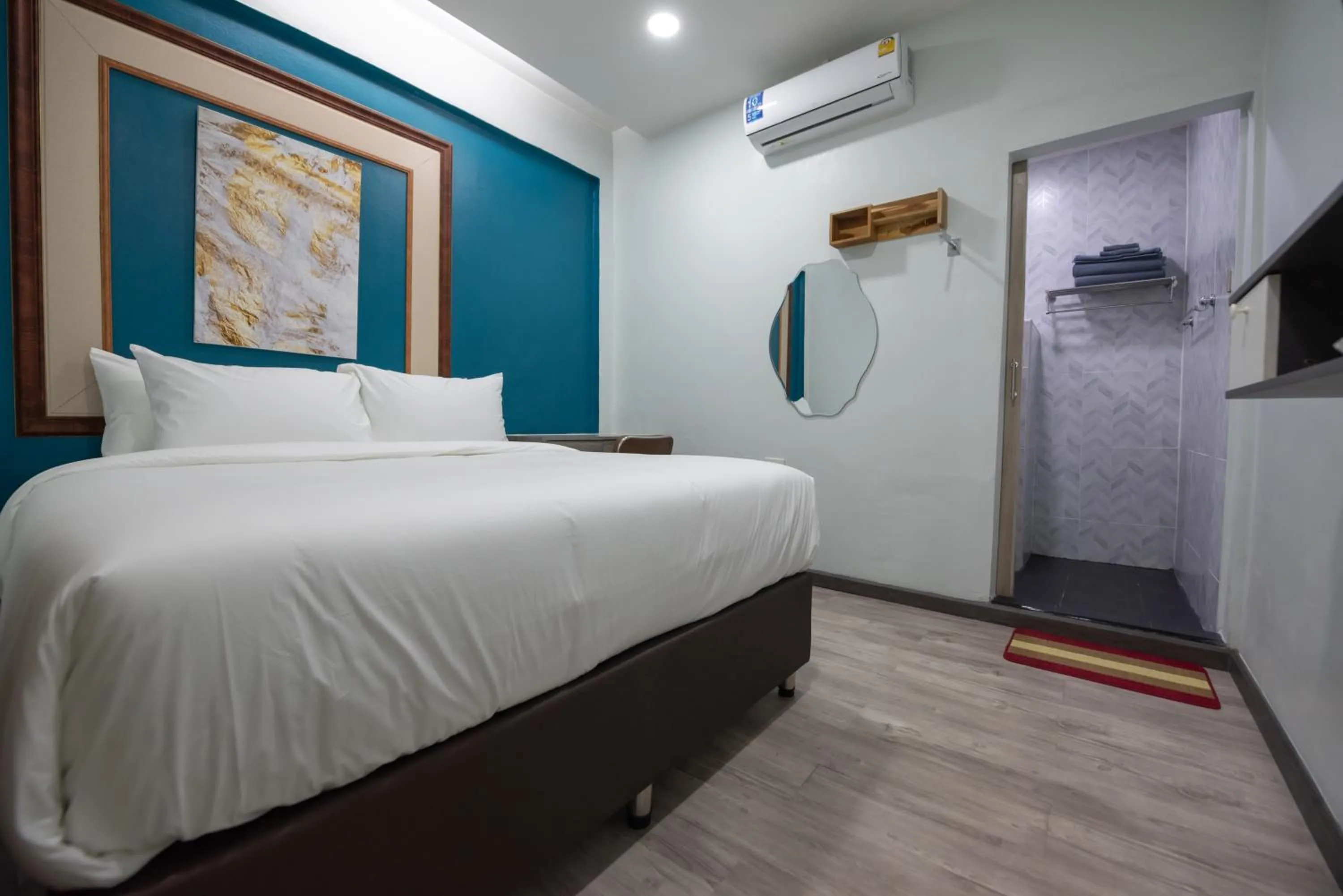 Bedroom, Bed in SkyLink Homes - Pattunaam - Airport Link & BTS Chidlom