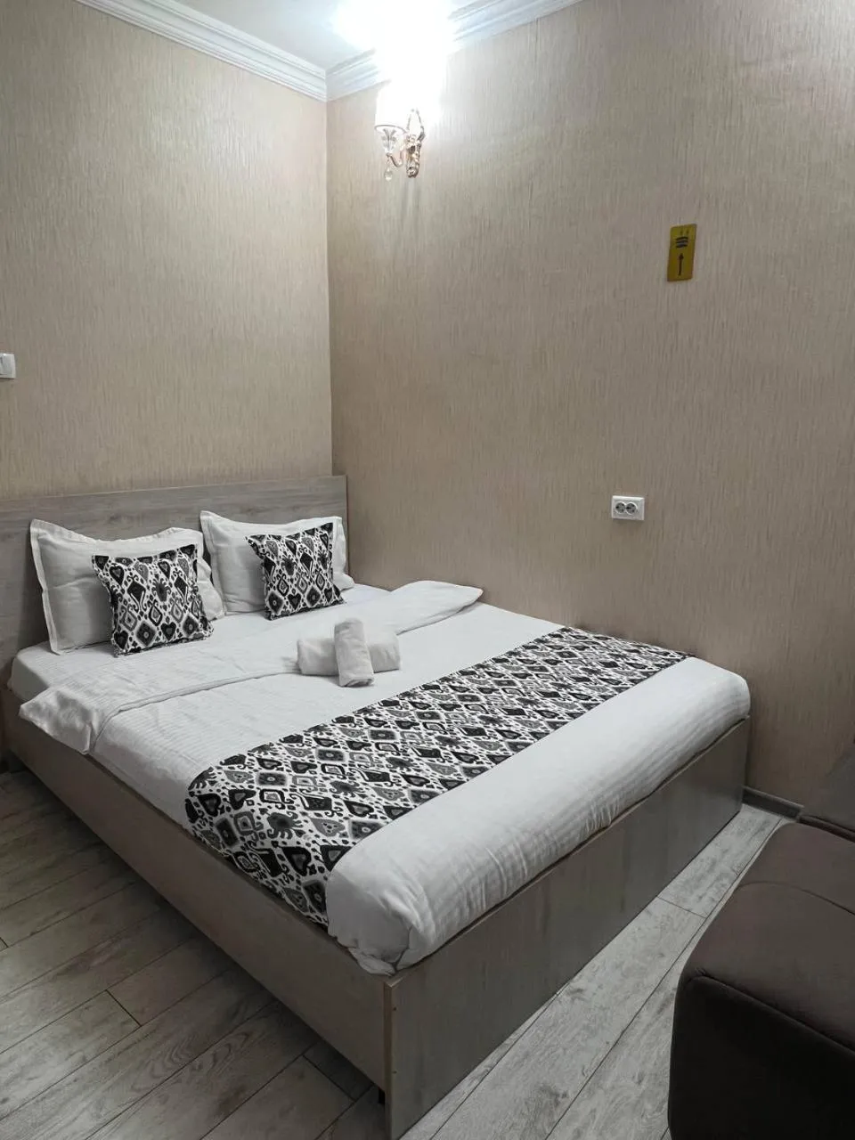 Bed in Orzu Hotel