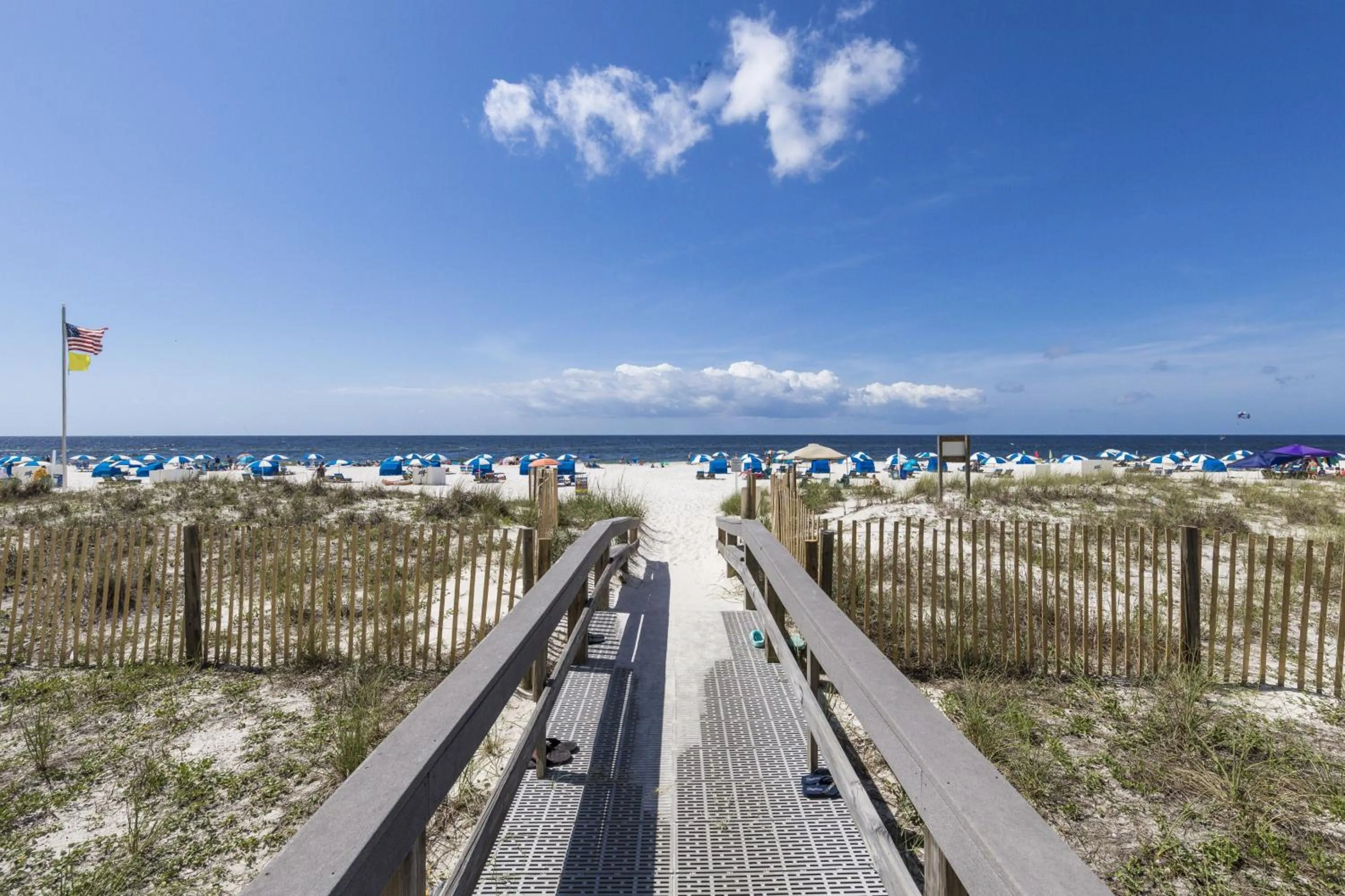 Beach in Lighthouse Condos Gulf Shores