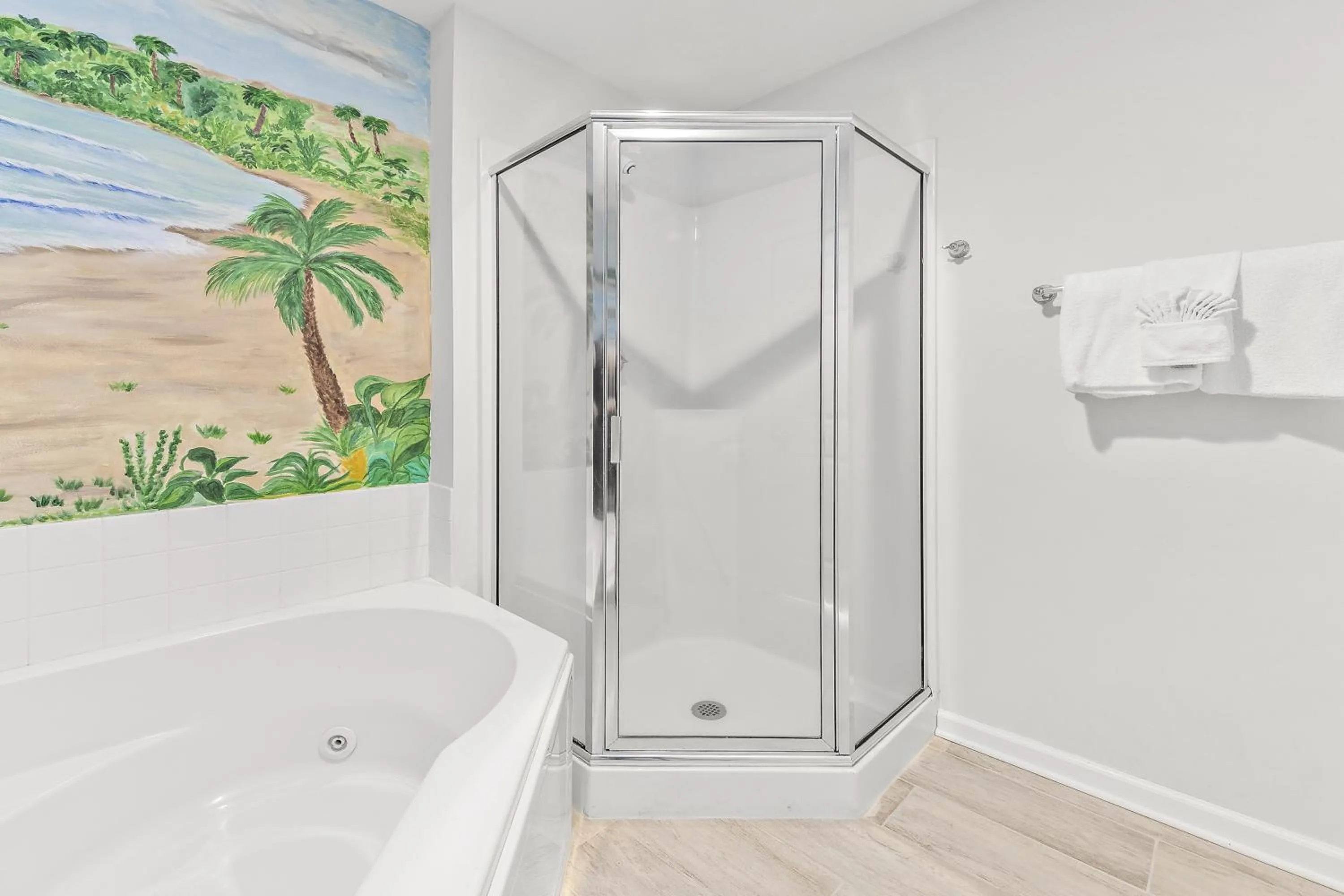 Shower in Lighthouse Condos Gulf Shores