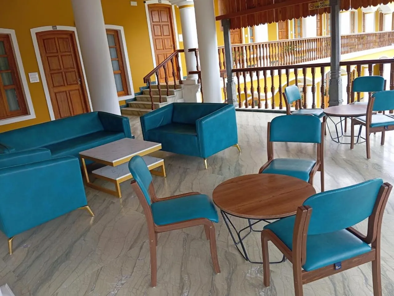 Seating area in AR Phalazzo Resort and Banquets