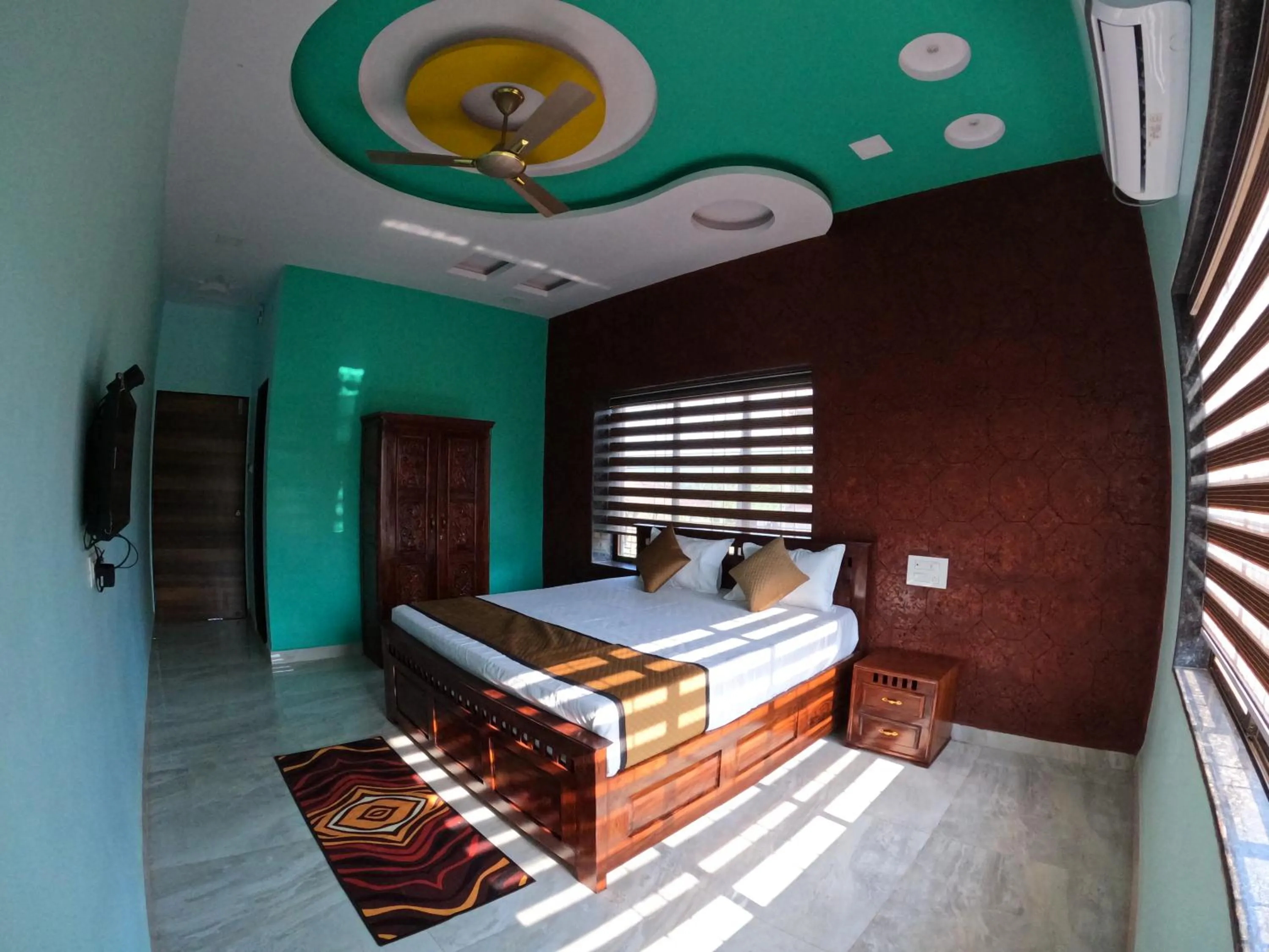 Bedroom, Bed in Kokan Heritage Resort