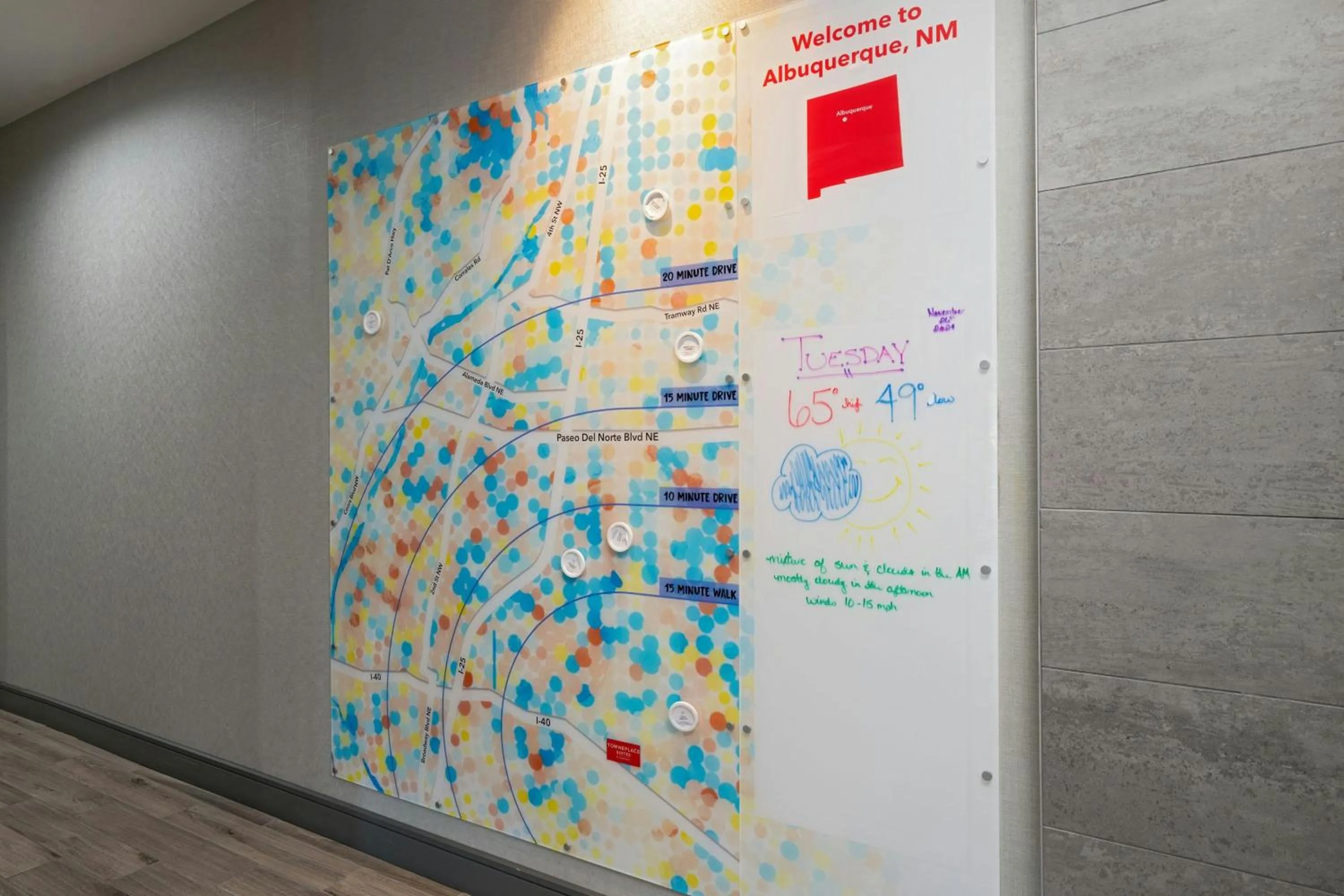 View (from property/room) in TownePlace Suites by Marriott Albuquerque Uptown