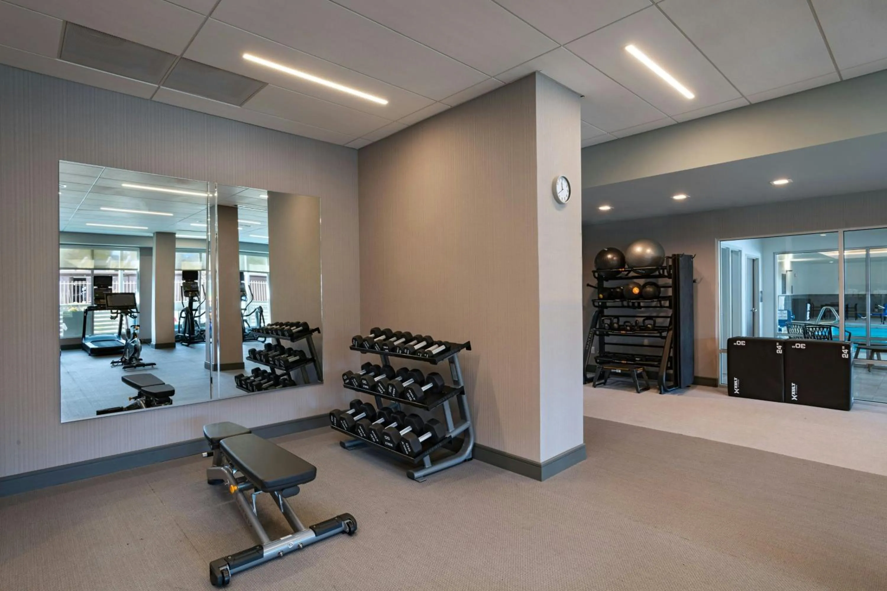 Fitness centre/facilities in TownePlace Suites by Marriott Albuquerque Uptown