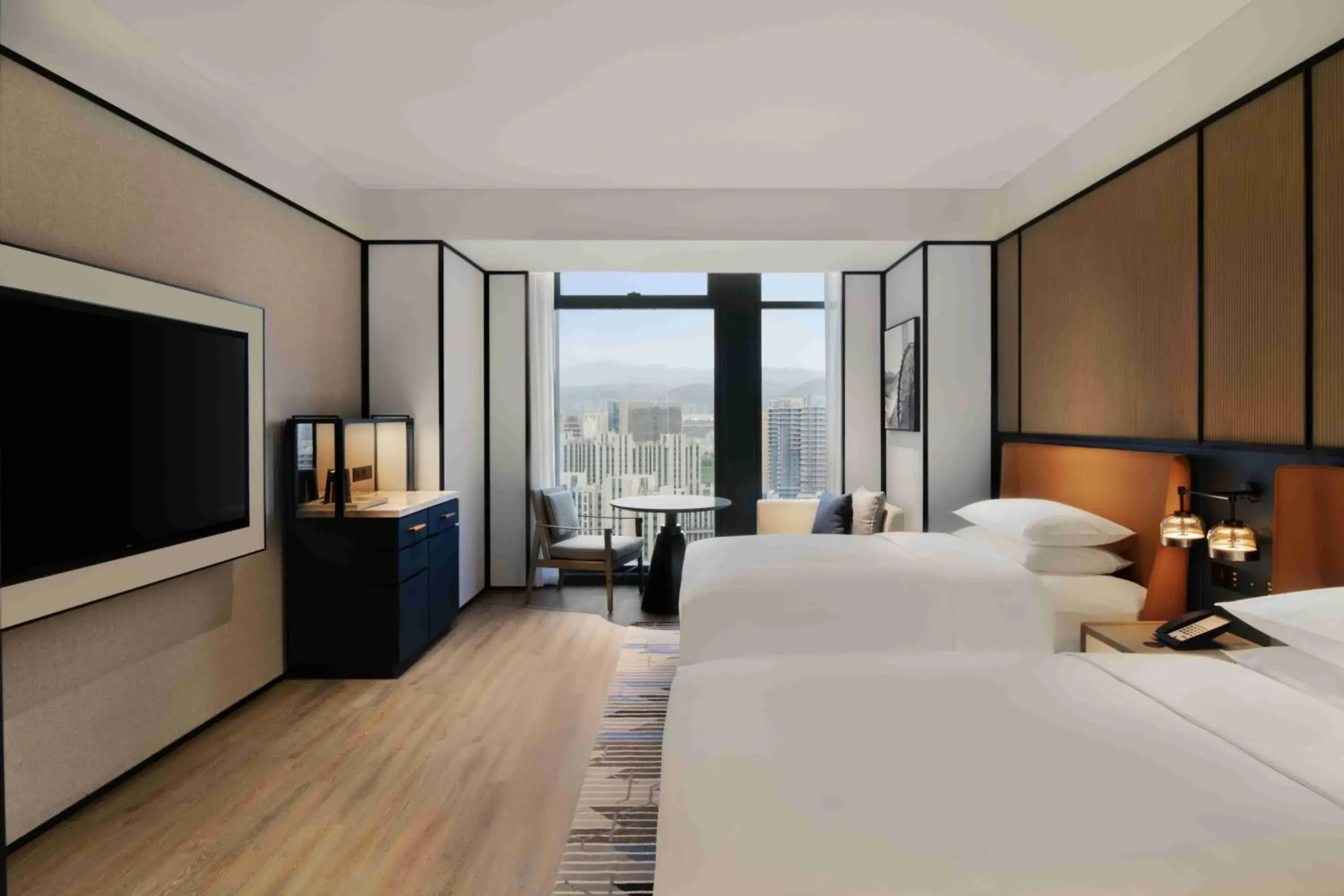 Deluxe Twin Room in Sheraton Lanzhou Anning Deluxe Twin Room in Sheraton Lanzhou Anning